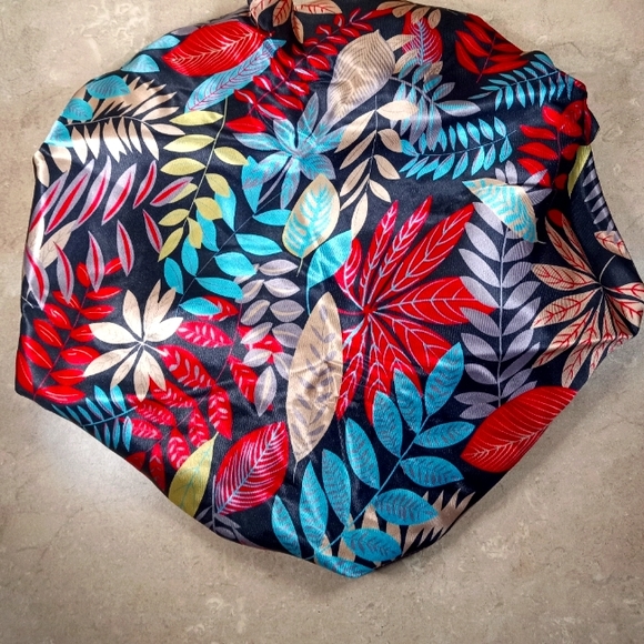 Satin Double Layer Bonnet Large Silky Cap - Picture 2 of 2